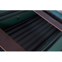 Лодка моторная килевая Kitt Boats 370 НДНД зелено-черный